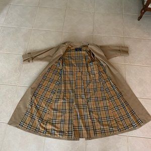 Burberry Woman's Long Trench Coat